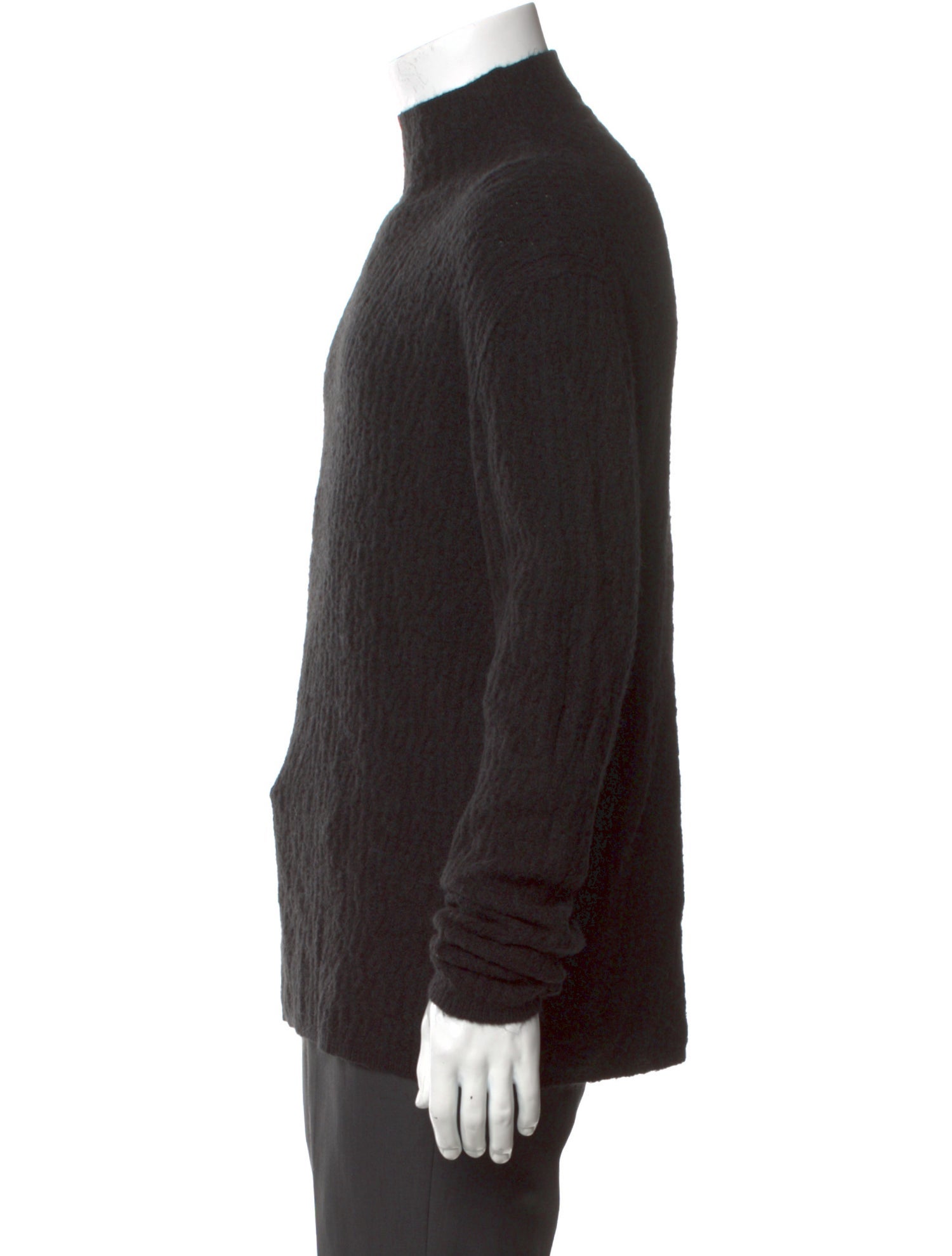 John Varvatos Mock Neck Long Sleeve Pullover