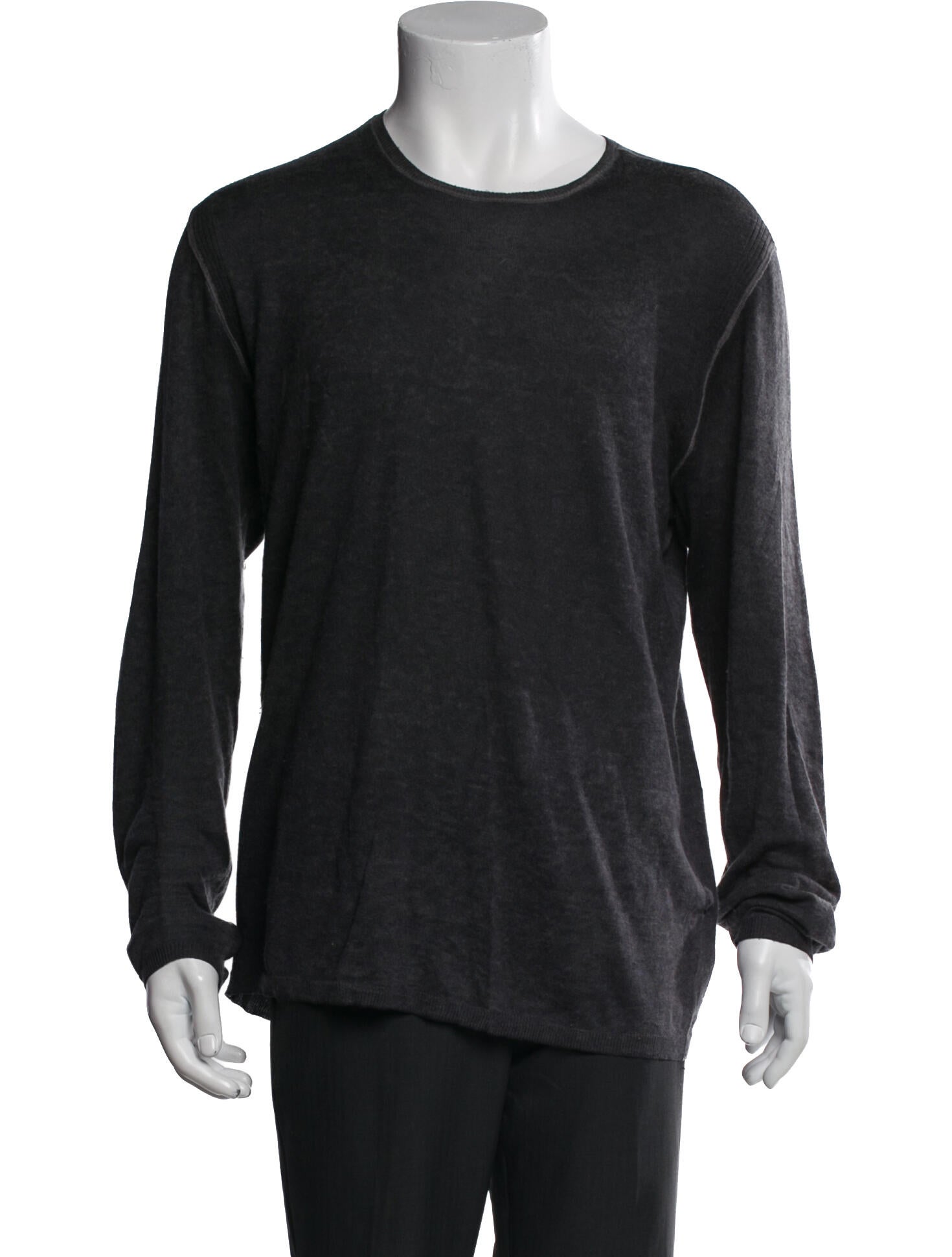 John Varvatos Silk Crew Neck Pullover