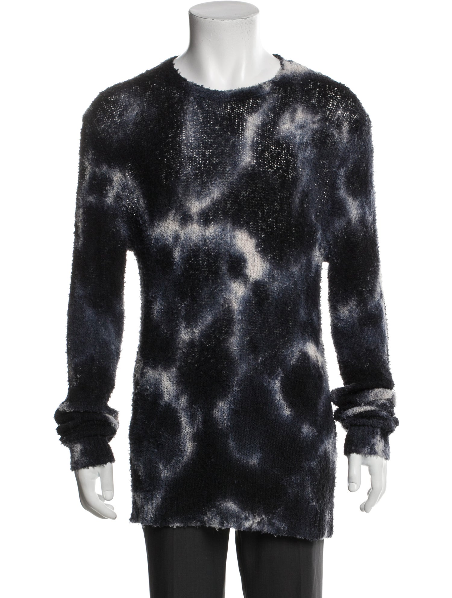 John Varvatos Printed Crew Neck Pullover
