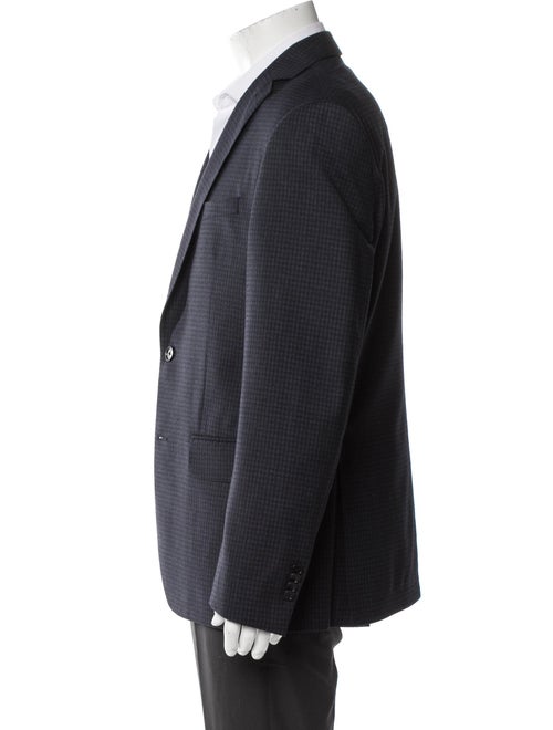 John Varvatos Star U.S.A. Wool Plaid Print Blazer