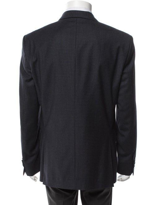 John Varvatos Star U.S.A. Wool Plaid Print Blazer