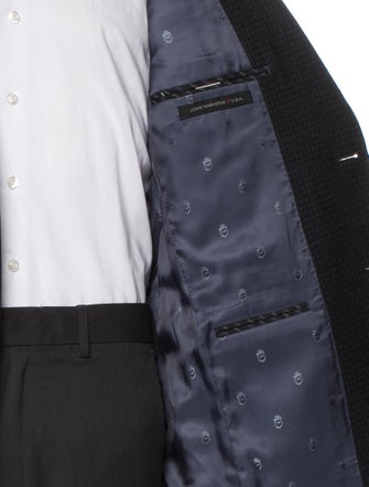 John Varvatos Star U.S.A. Wool Plaid Print Blazer