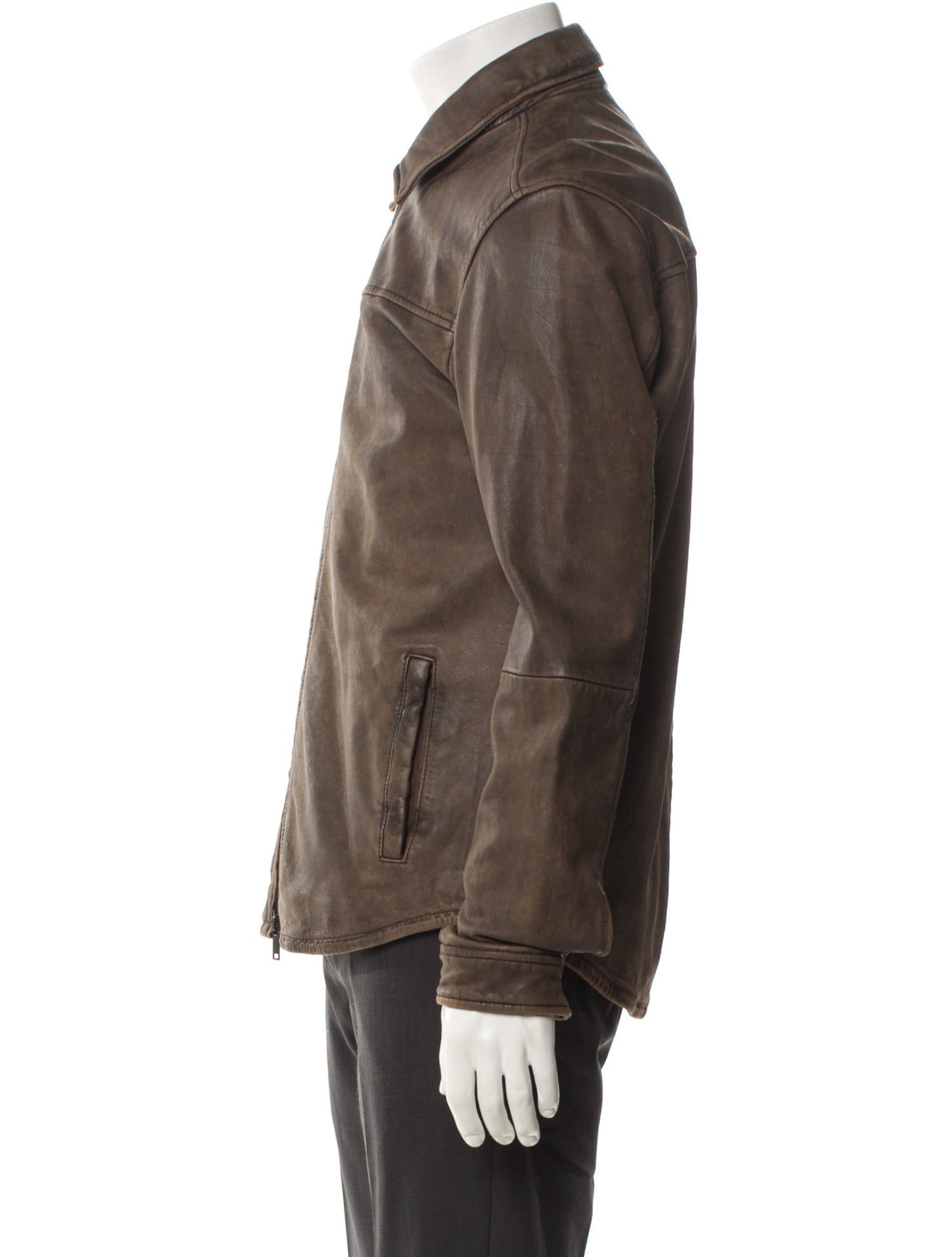 John Varvatos Star USA Eel Skin Jacket w/ Tags