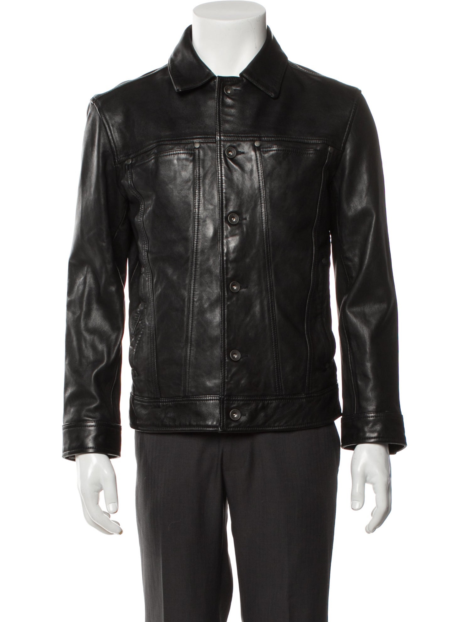 John Varvatos Leather Moto Jacket w/ Tags