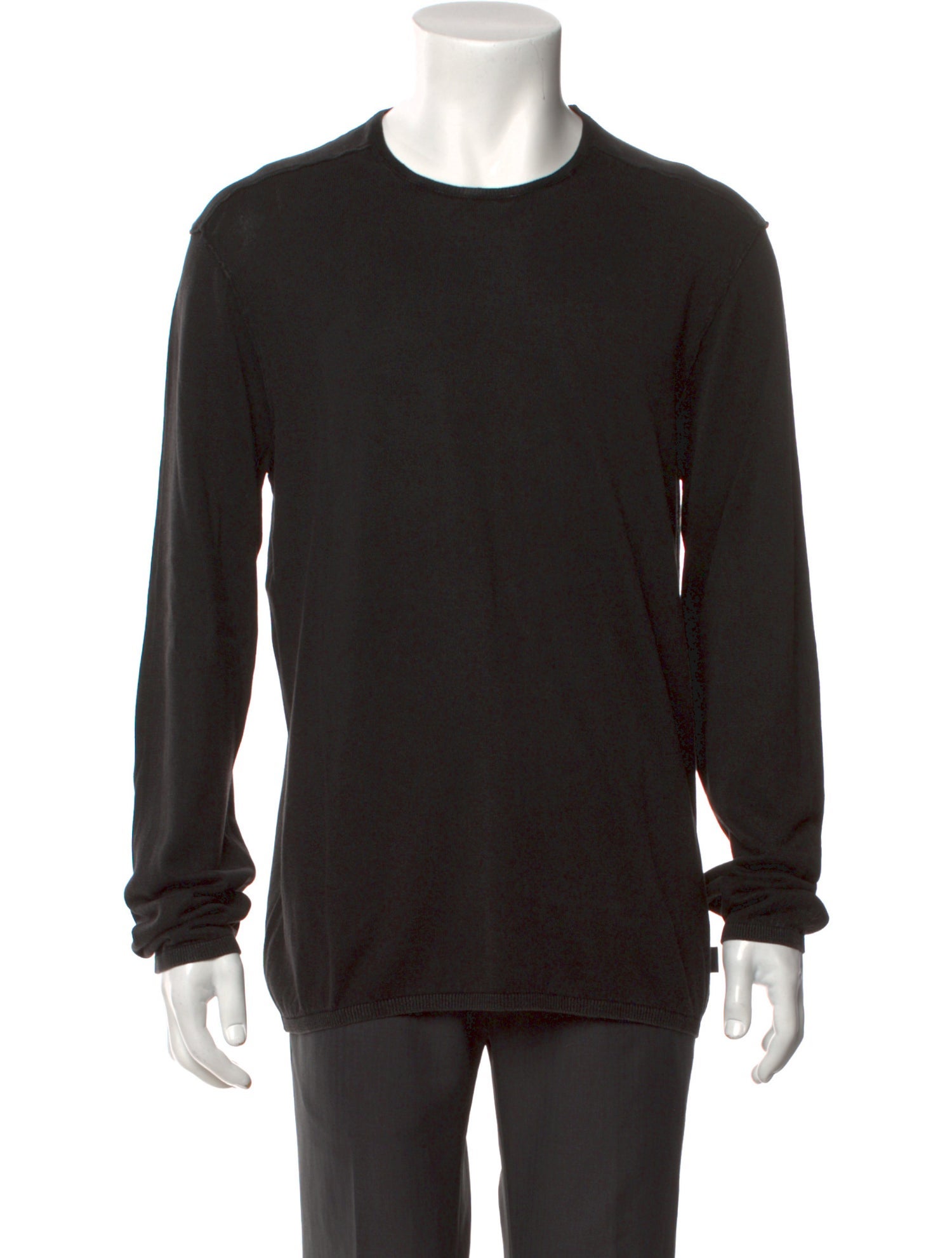 John Varvatos Crew Neck Long Sleeve Pullover