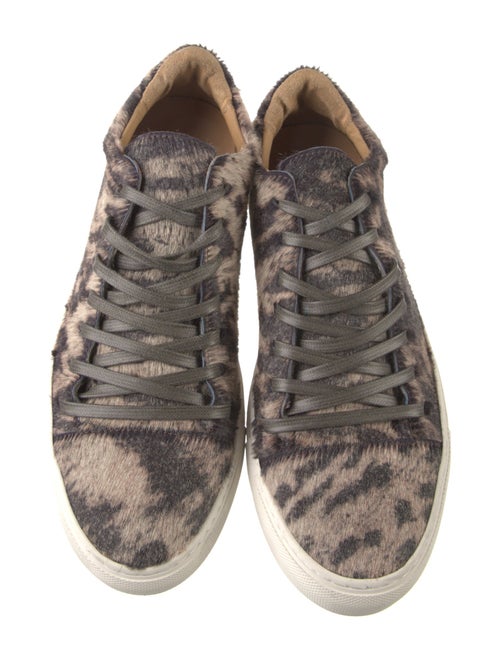 John Varvatos Ponyhair Printed Sneakers