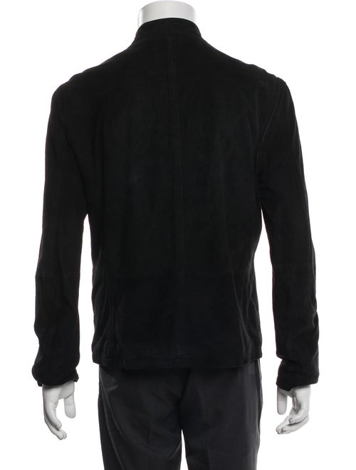 John Varvatos Suede Bomber Jacket