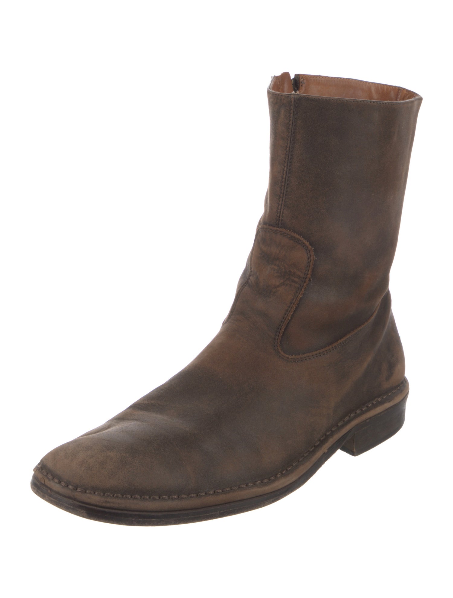 John Varvatos Leather Boots