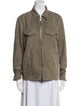 John Varvatos Suede Utility Jacket