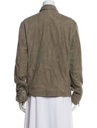John Varvatos Suede Utility Jacket