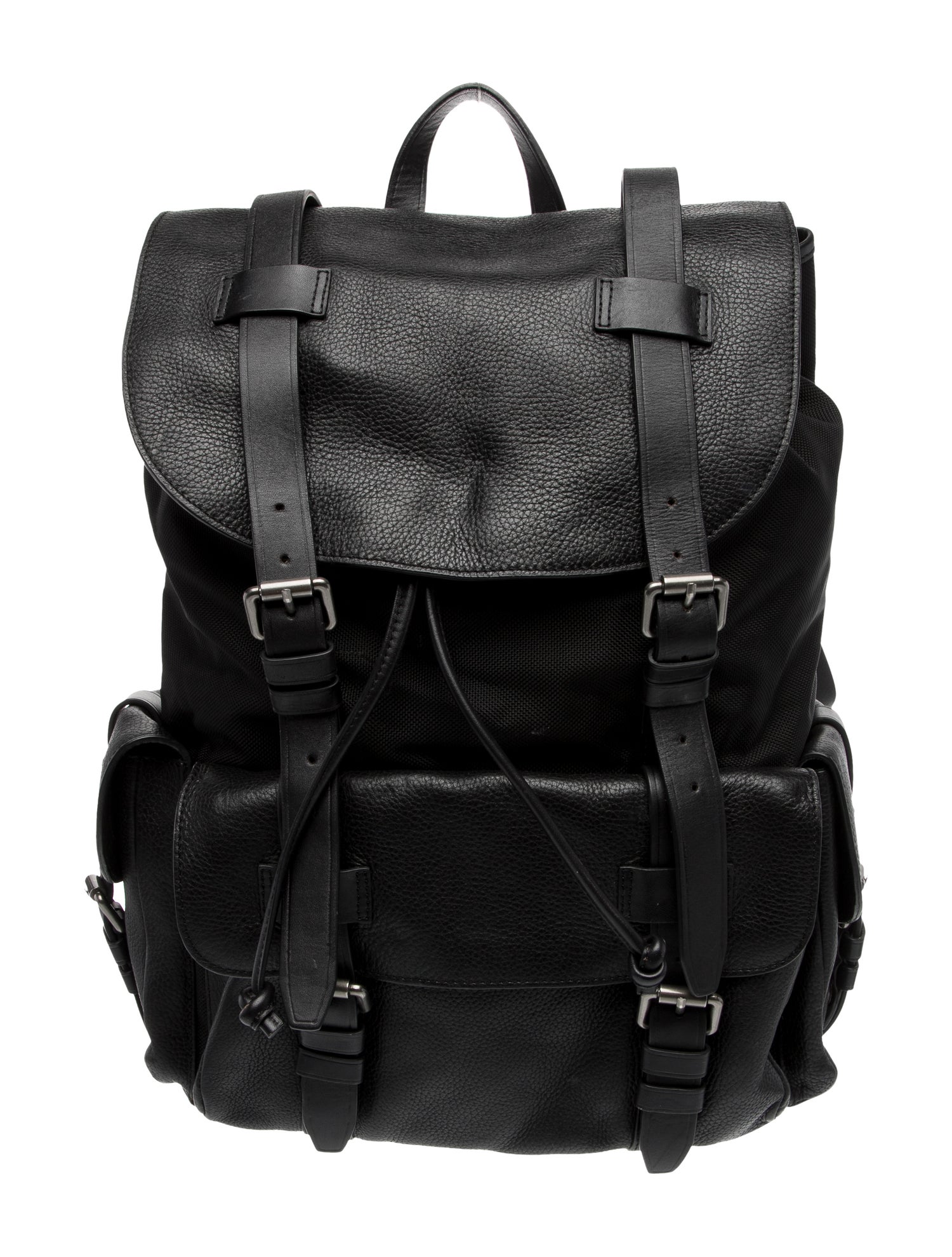 John Varvatos Leather Backpack