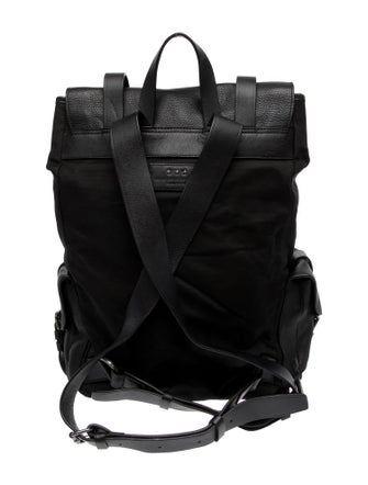 John Varvatos Leather Backpack
