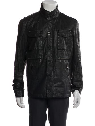John Varvatos Linen Utility Jacket