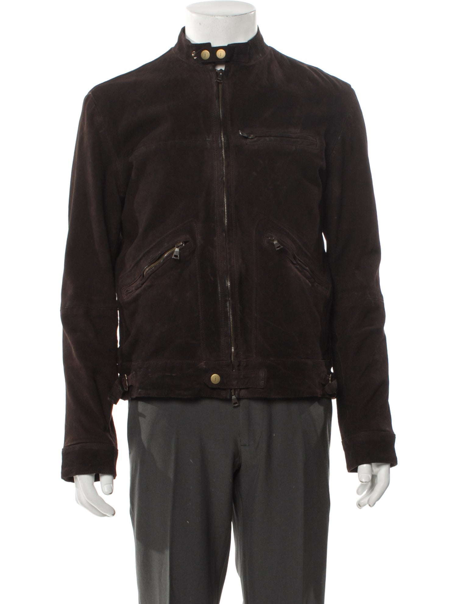 John Varvatos Goat Leather Jacket