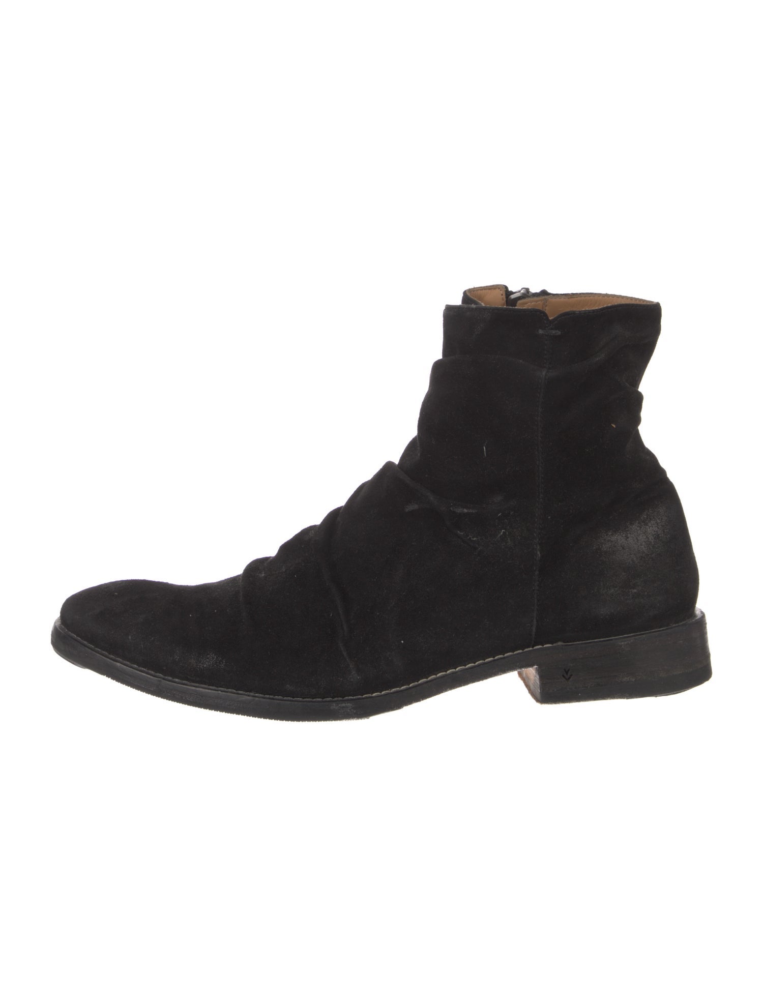 John Varvatos Suede Lace-Up Boots