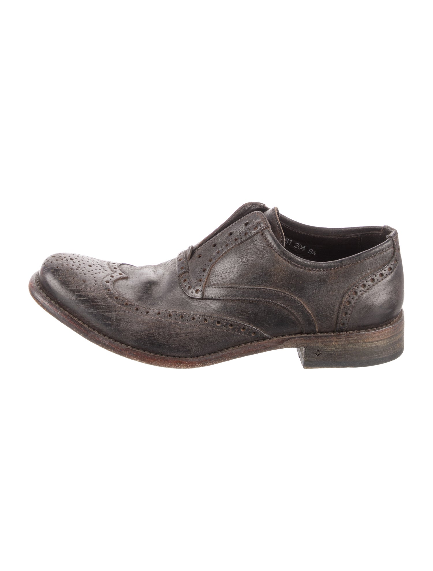 John Varvatos Leather Dress Loafers