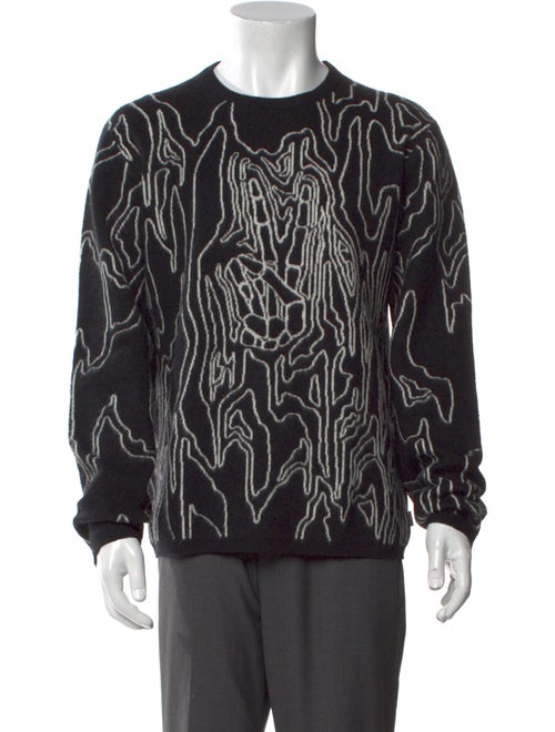 John Varvatos Printed Crew Neck Pullover