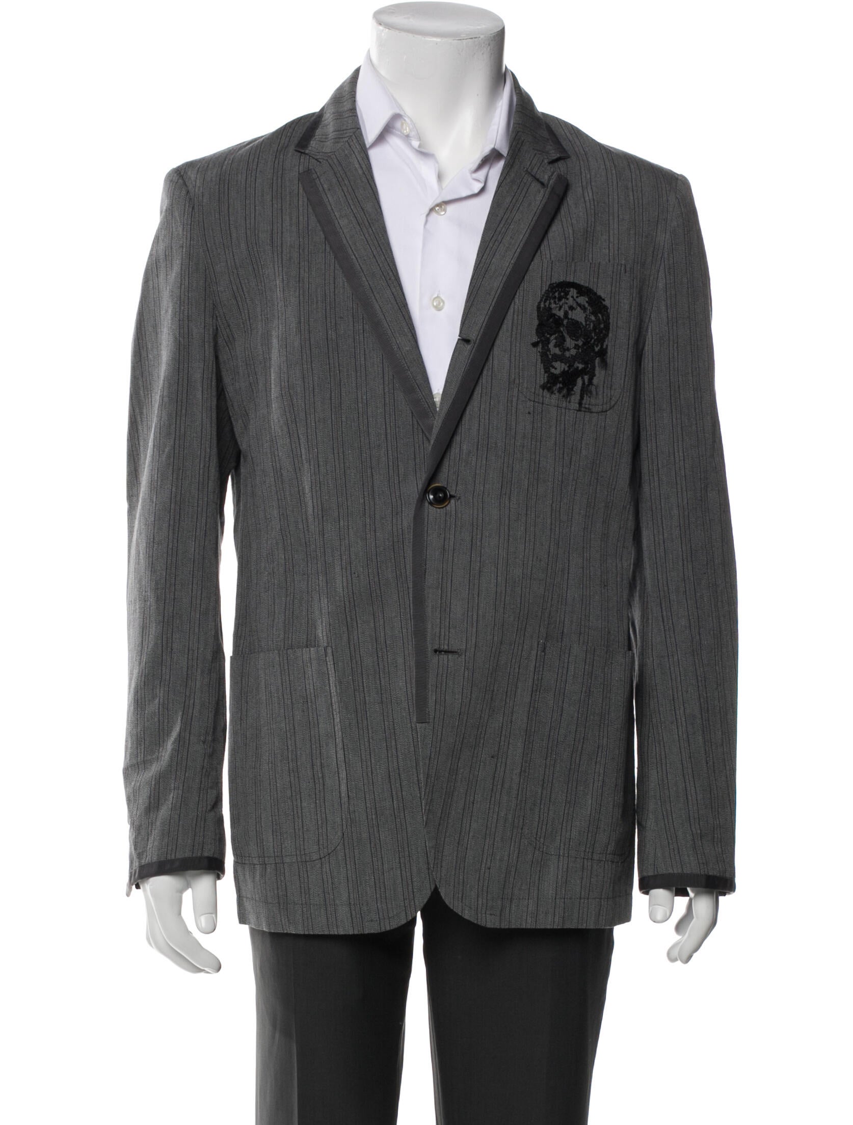 John Varvatos Striped Blazer