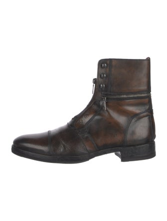 John Varvatos Leather Boots