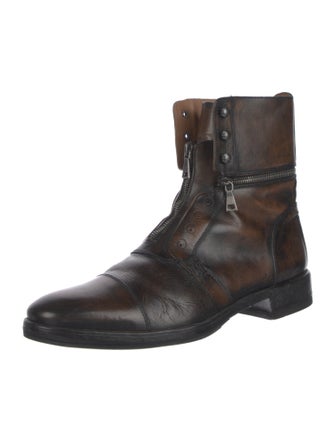 John Varvatos Leather Boots