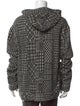 John Varvatos Plaid Print Mock Neck Cardigan