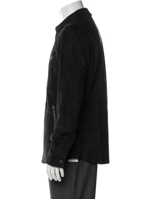 John Varvatos Suede Denim Jacket