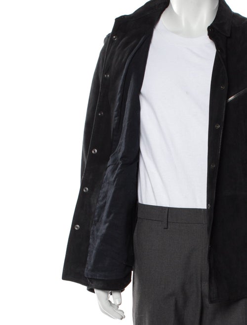 John Varvatos Suede Denim Jacket