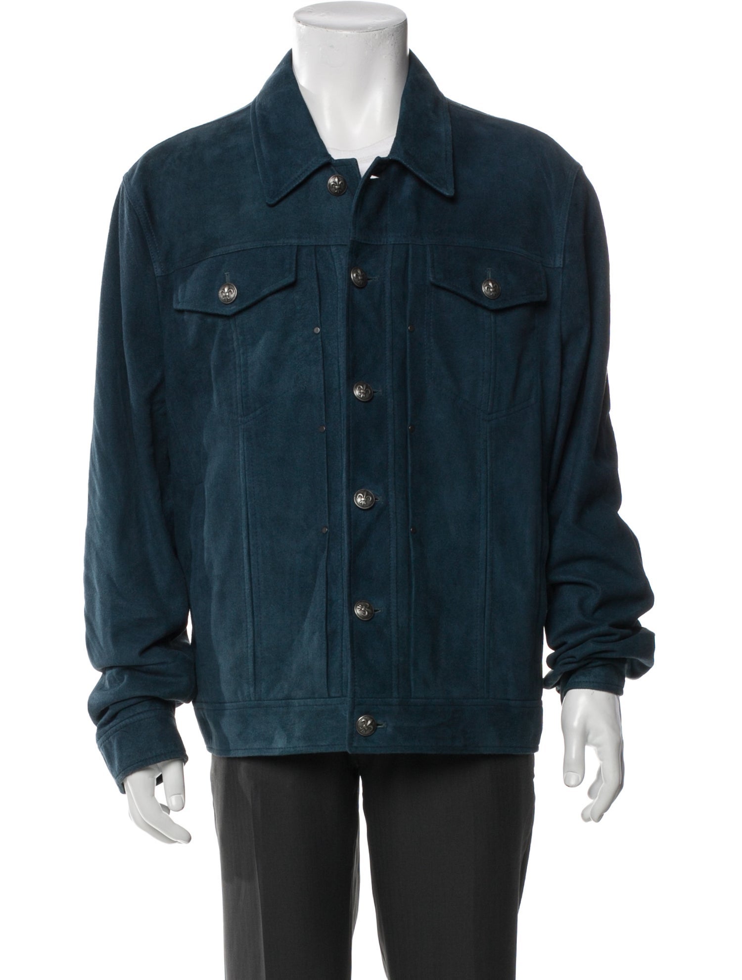 John Varvatos Eel Skin Trucker Jacket