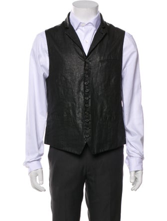 John Varvatos Linen Suit Vest