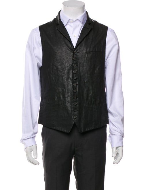 John Varvatos Linen Suit Vest