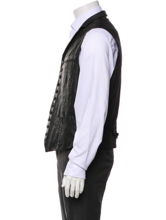 John Varvatos Linen Suit Vest