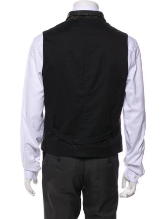 John Varvatos Linen Suit Vest