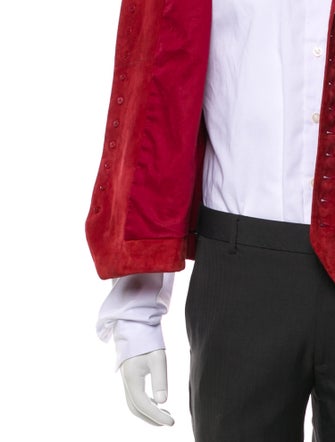 John Varvatos Goat Leather Suit Vest