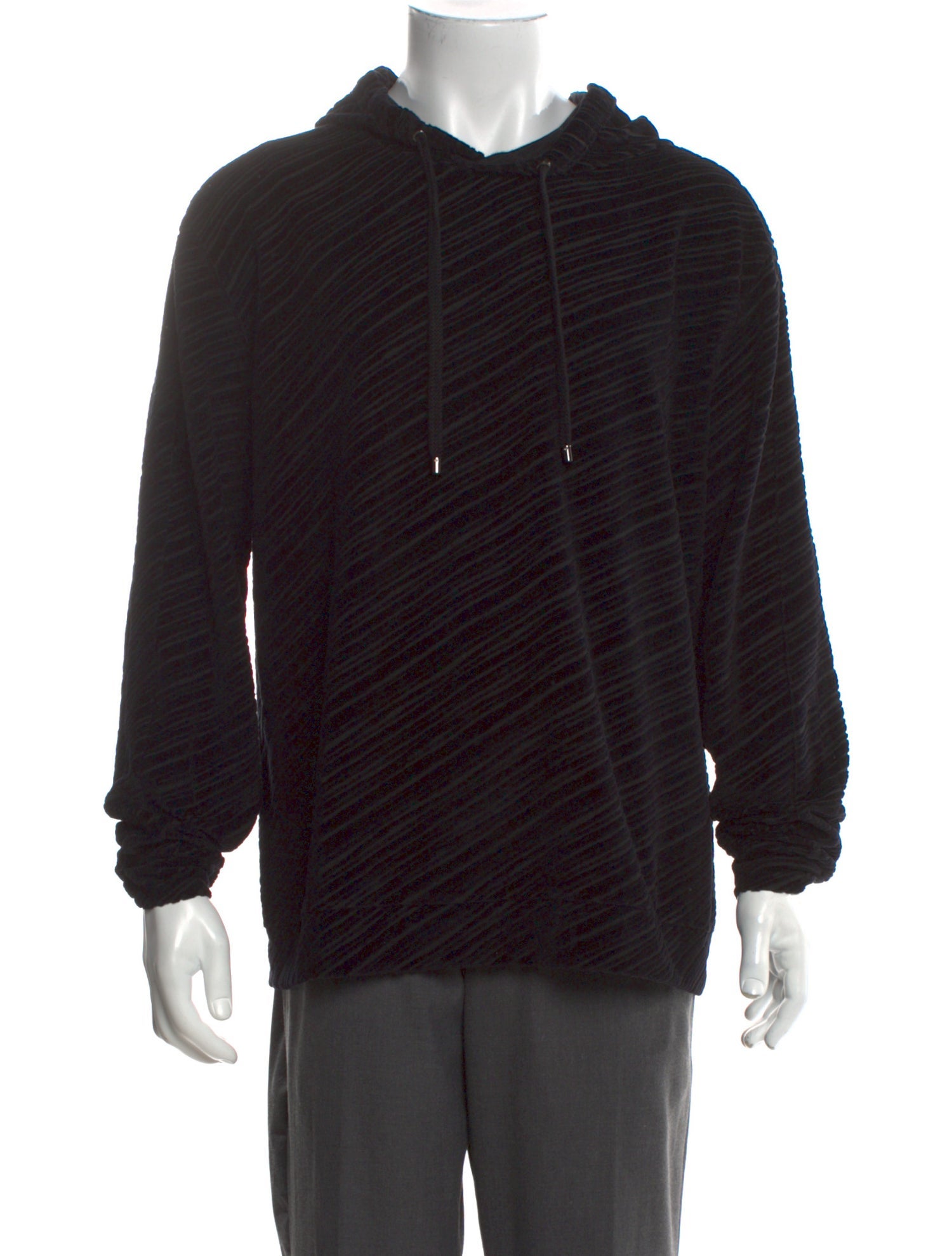 John Varvatos Crew Neck Long Sleeve Hoodie