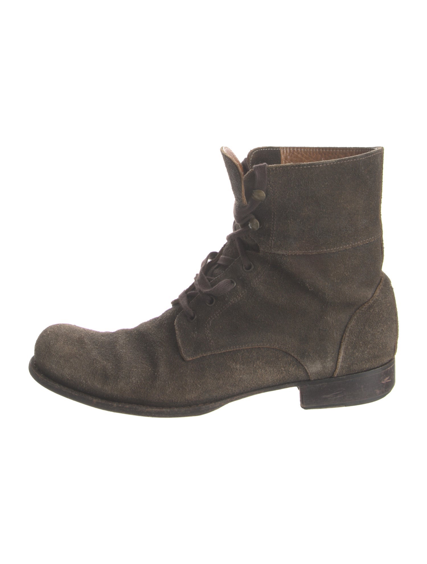 John Varvatos Suede Lace-Up Boots