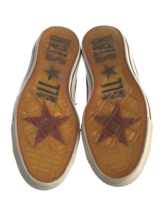 John Varvatos Leather Printed Sneakers