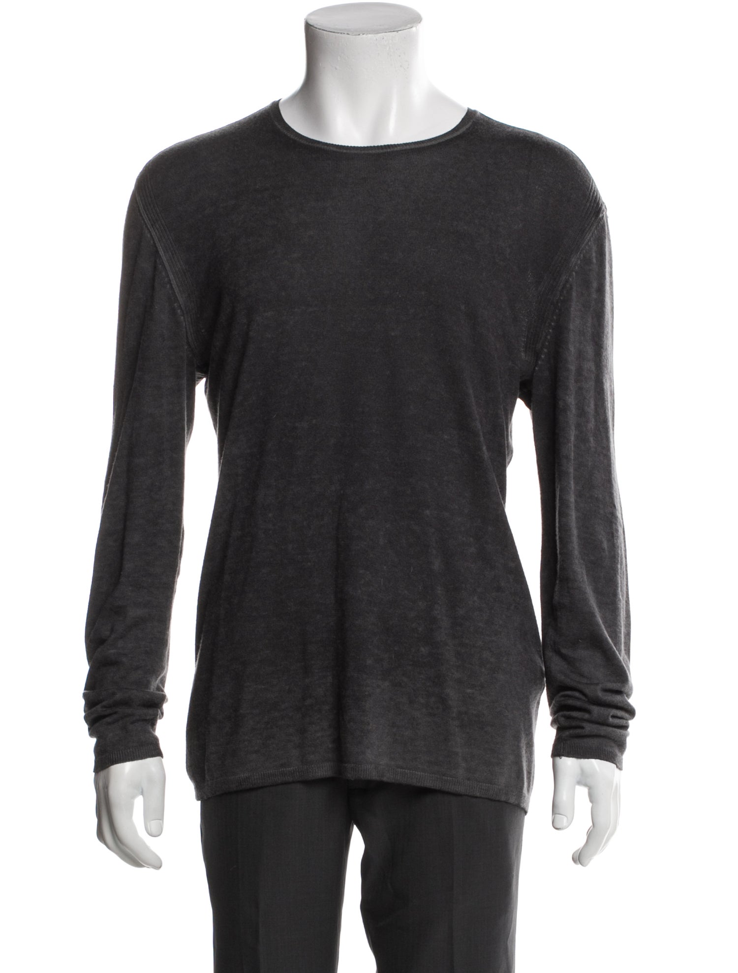 John Varvatos Silk Crew Neck Pullover