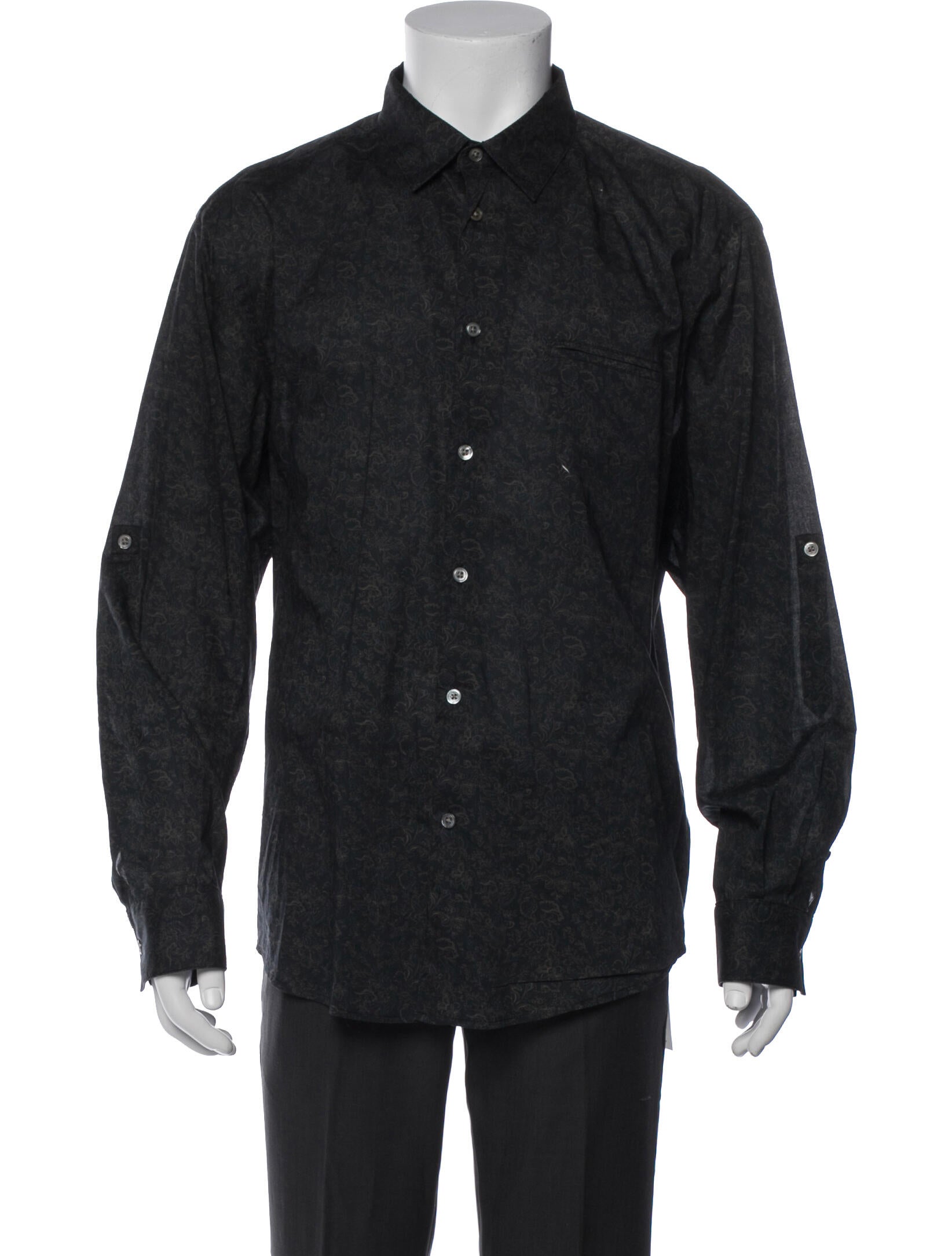 John Varvatos Printed Denim Jacket