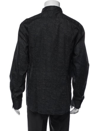 John Varvatos Printed Long Sleeve Shirt