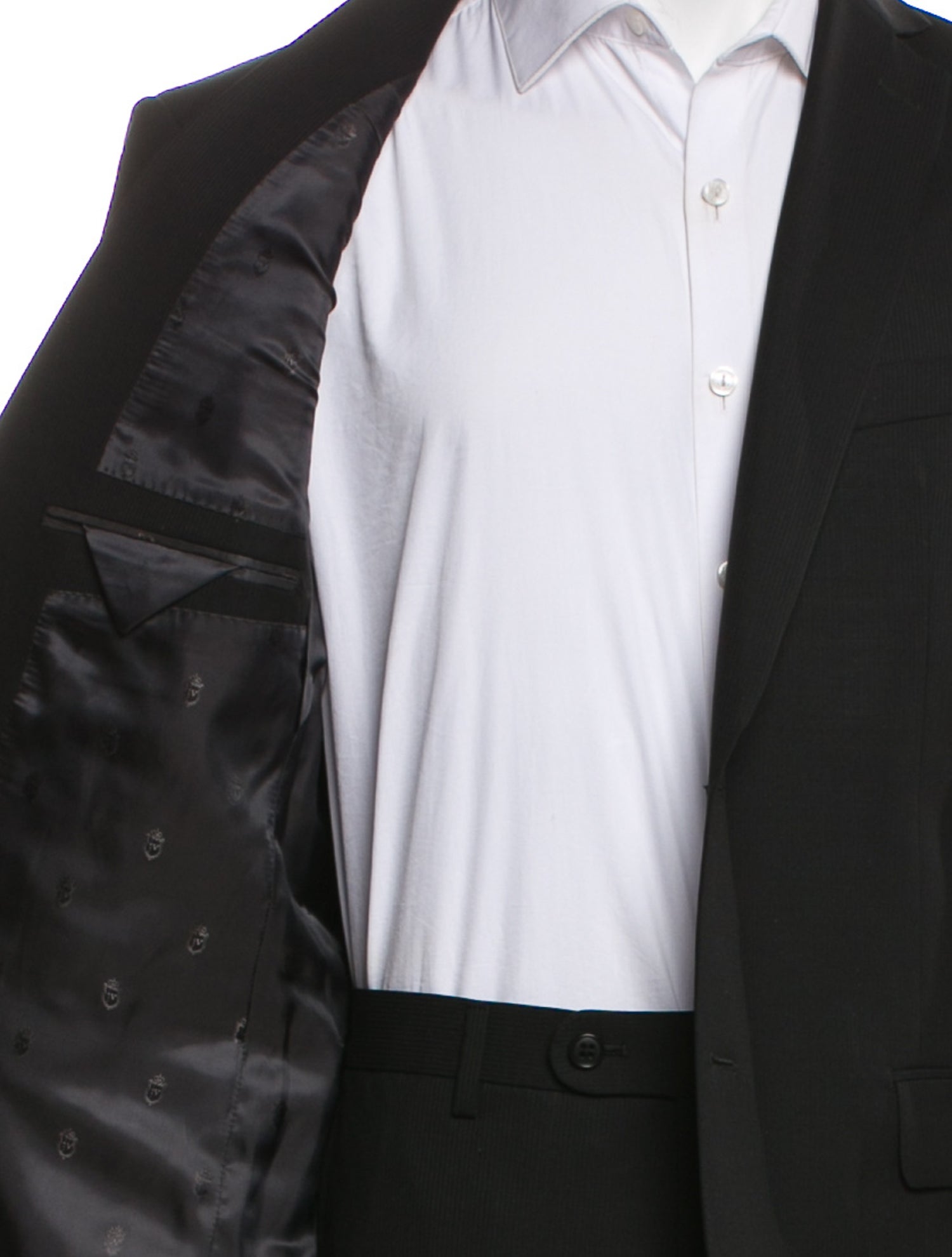 John Varvatos Wool Two-Piece Suit Vest