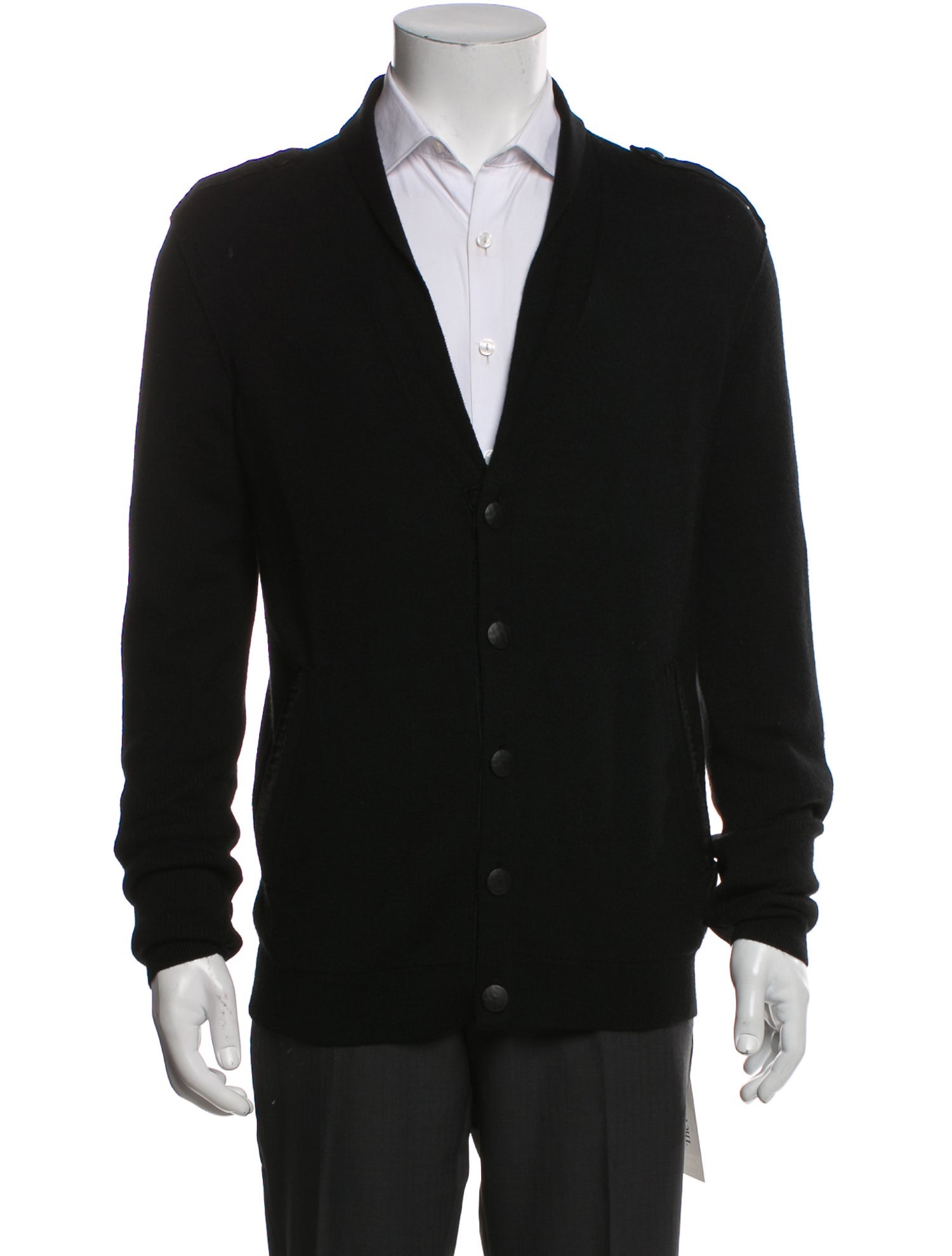 John Varvatos V-Neck Long Sleeve Cardigan