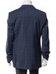 John Varvatos Wool Plaid Print Blazer w/ Tags
