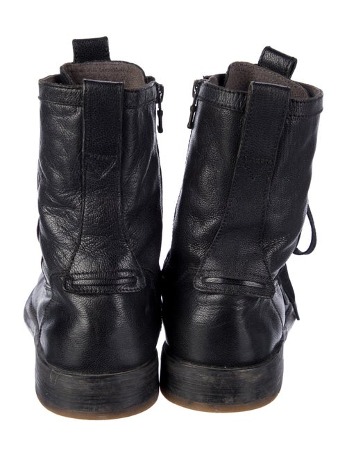 John Varvatos Leather Lace-Up Boots