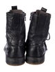 John Varvatos Leather Lace-Up Boots