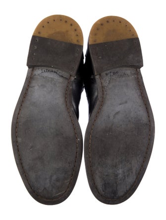 John Varvatos Leather Lace-Up Boots