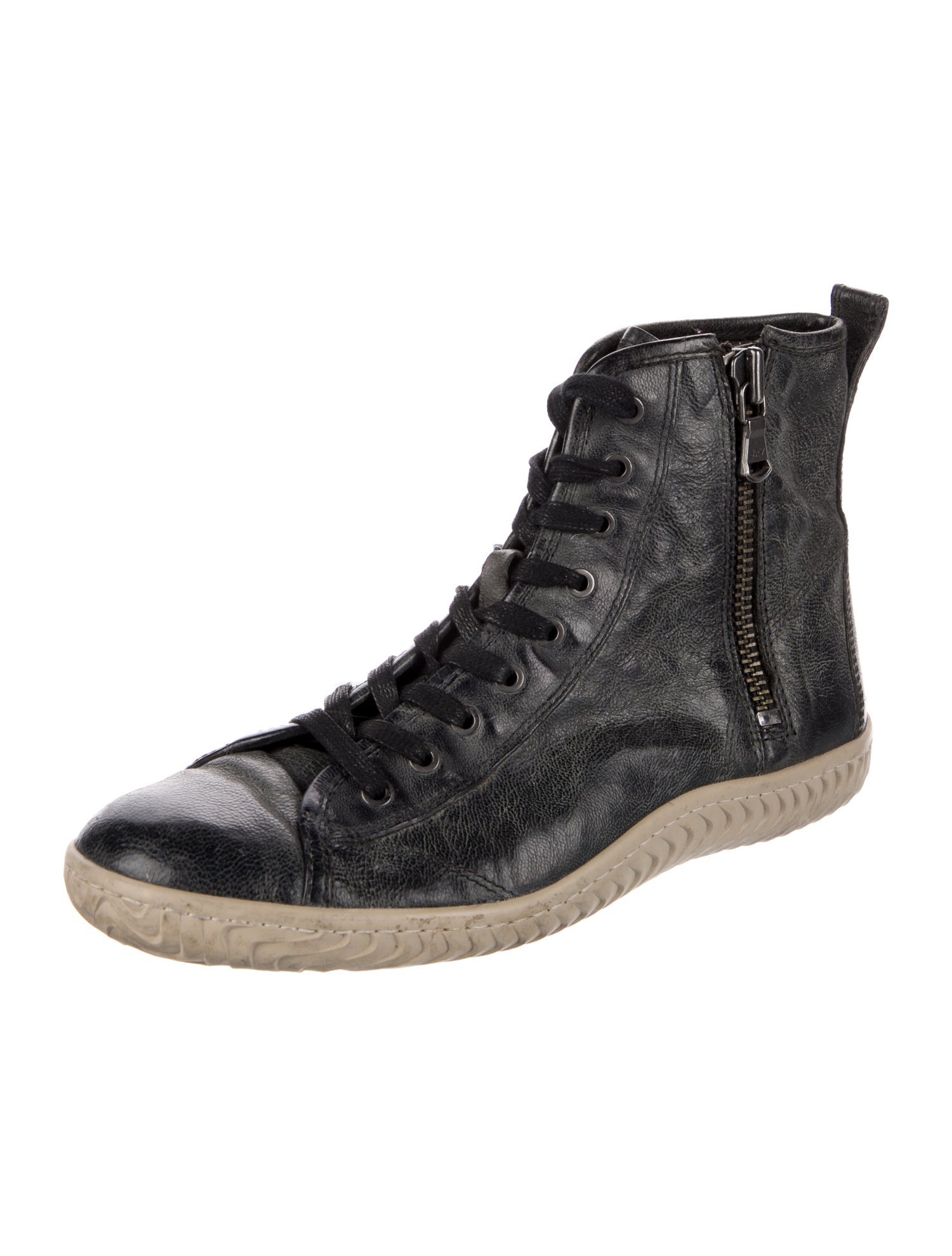 John Varvatos Leather Sneakers