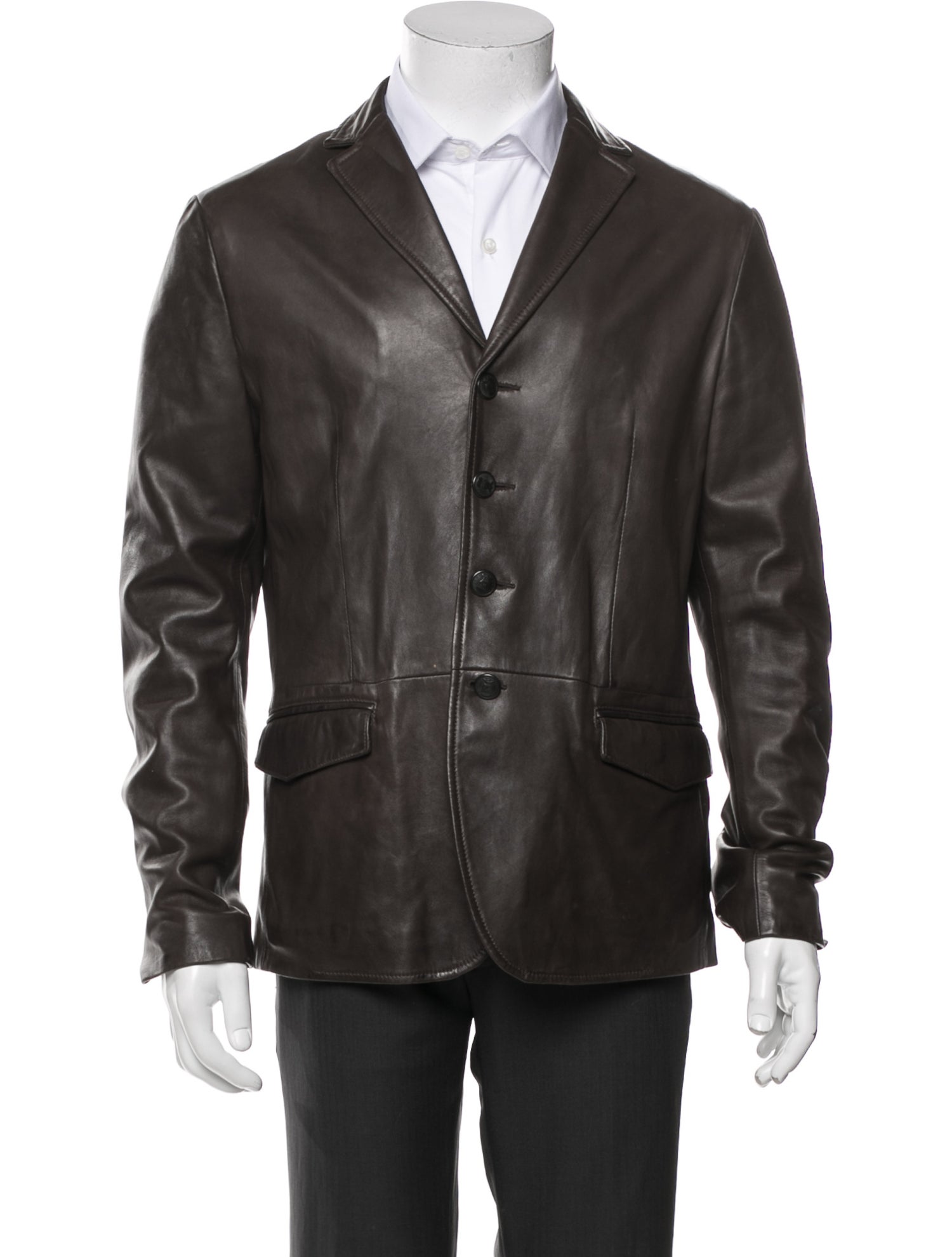 John Varvatos Lambskin Moto Jacket
