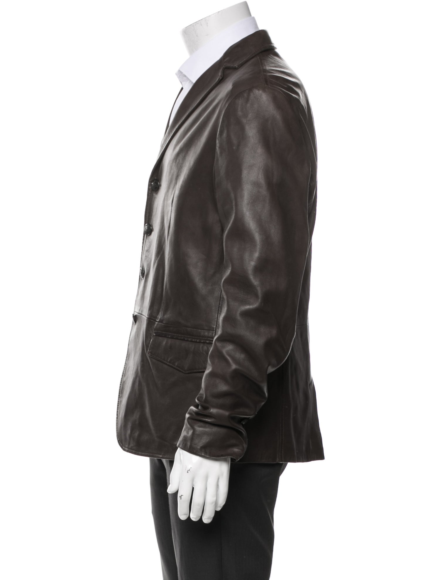 John Varvatos Lambskin Moto Jacket