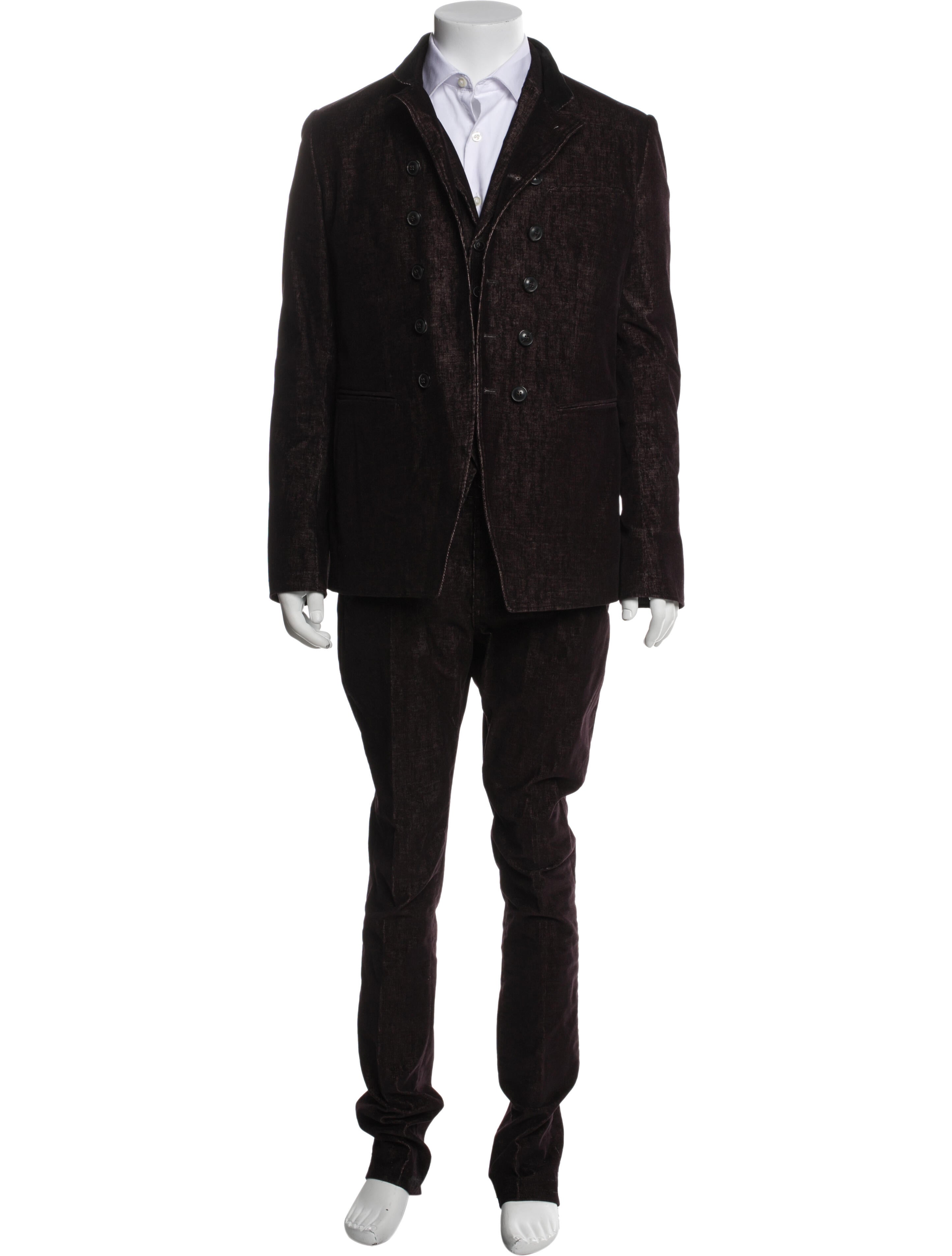 John Varvatos Three-Piece Suit