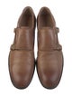 John Varvatos Leather Monk Straps